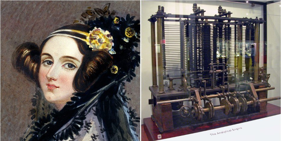  Ada Lovelace and the Analytical Engine , courtesy of Wikipedia 